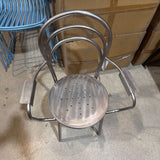 Tivoli Armrest Chair OUTDOOR Gunmetal 24w16d35h