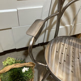 Tivoli Armrest Chair OUTDOOR Gunmetal 24w16d35h