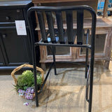 Lucy Counter Stool OUTDOOR Black 18w16d35h