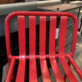 Lucy Bar Stool OUTDOOR Red 18w16d40h