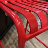 Lucy Bar Stool OUTDOOR Red 18w16d40h