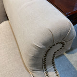 Kieran Traditional Roll-Arm SOFA Natural 91w39d39h