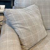 Mcreary Modern Plaid Fabric Track Arm SOFA 96w37d28h