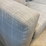 Mcreary Modern Plaid Fabric Track Arm SOFA 96w37d28h