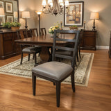 American Signature Contemporary Ladderback Side Chair DINING CHAIRS 21w20d39h