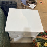 Dock 48 Waterford 1-Drawer NIGHTSTAND White 22w19d26h
