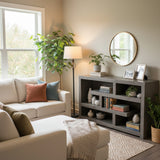 ASPENHOME Lifestyle Open Console CONSOLE TABLE Smokey Gray 60w16.5d36h