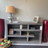 ASPENHOME Lifestyle Open Console CONSOLE TABLE Smokey Gray 60w16.5d36h