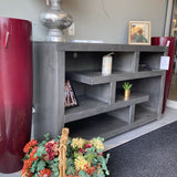 ASPENHOME Lifestyle Open Console CONSOLE TABLE Smokey Gray 60w16.5d36h