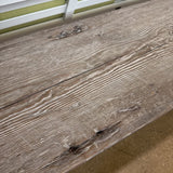 Custom Cerused Oak BENCH Gray 96w13d18h