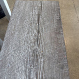 Custom Cerused Oak BENCH Gray 96w13d18h