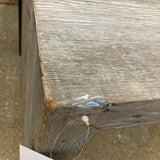 Custom Cerused Oak BENCH Gray 96w13d18h