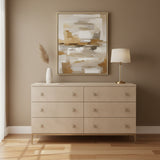 Mitchell Gold & Bob Williams Solange 6-Drawer DRESSERS/CHESTS 62w18d34.5h