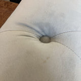 Martha Stewart Velvet Chesterfield SOFA Gray 92w38d32h