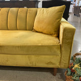 Scandinavian Designs Delphine Velvet SOFA 90w36d31h