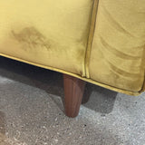 Scandinavian Designs Delphine Velvet SOFA 90w36d31h