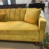 Scandinavian Designs Delphine Velvet SOFA 90w36d31h