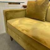 Scandinavian Designs Delphine Velvet SOFA 90w36d31h