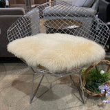Harry Bertoia Diamond Chair w/ Custom Sheepskin Cushion By Forsyth CHAIR 33w22d32h