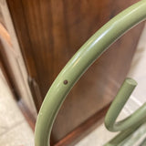 Scrollwork Tiered Metal & Glass Baker's Rack FURNITURE Green 38w18d73h