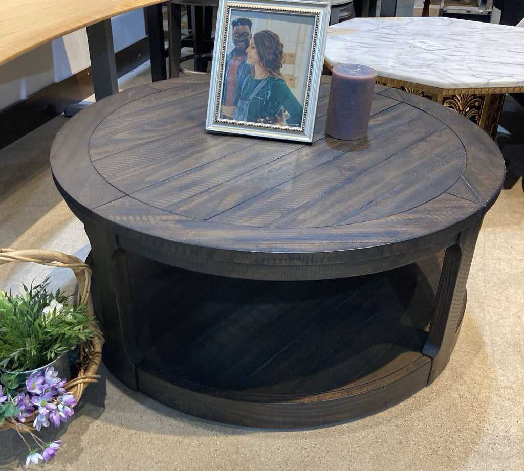 Boswell Round Coffee Table COFFEE/COCKTAIL TABLE 40'd 17'h