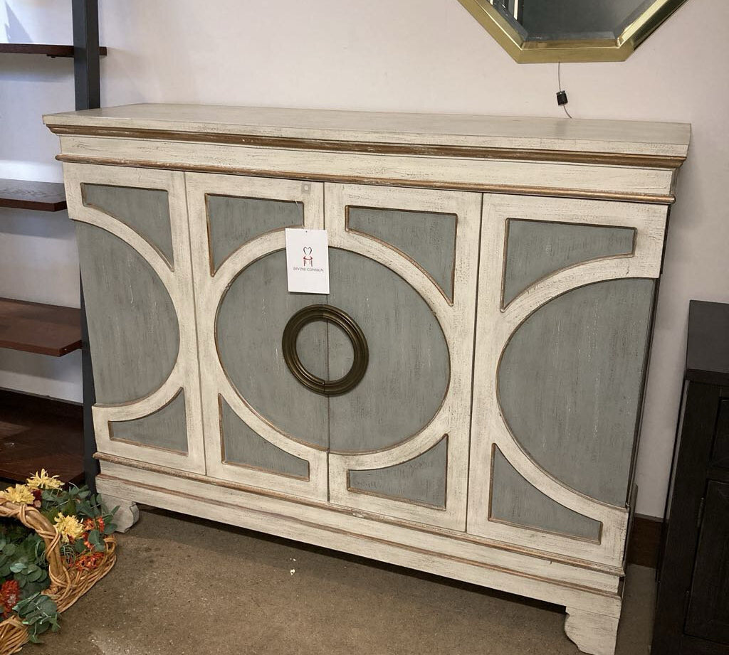 Lyon Weathered Media Cabinet MEDIA CONSOLE 59w16.5d48h