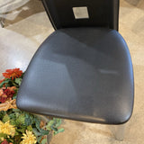 Modern High Back Hollow Pattern DINING CHAIRS Black 16w16d42h