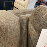 Fabric Curve Arm Power Recliner RECLINERS Taupe 35w39d37h