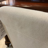 Upholstered Fabric w/ Metal Footrest BAR/COUNTER STOOL 17w18d40h