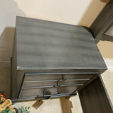 Wittenberry Dark Wood 2-Drawer NIGHTSTAND 24w17d26h