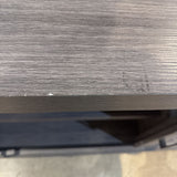 Bell'O Sliding Door Tv Stand MEDIA CONSOLE Dark Gray 58w15.5d28h