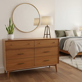 West Elm Mid Century 6-Drawer DRESSERS/CHESTS 56w18d36h