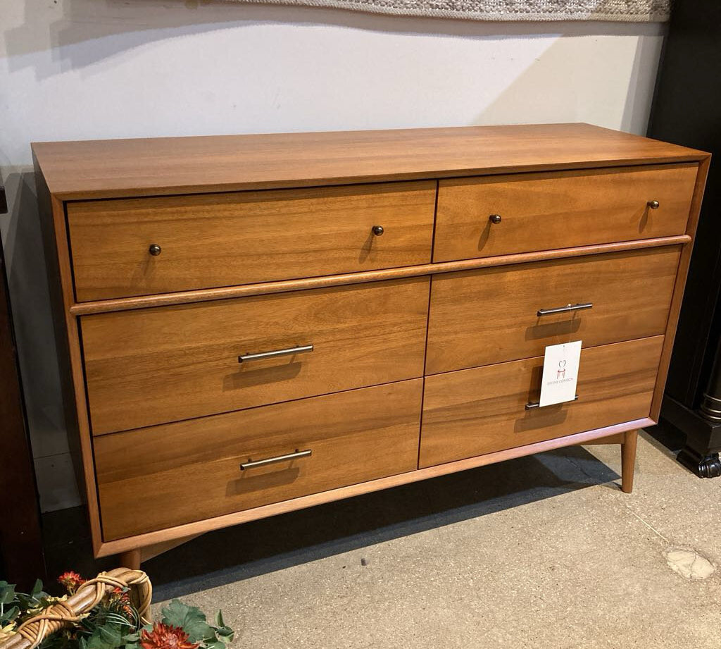 West Elm Mid Century 6-Drawer DRESSERS/CHESTS 56w18d36h
