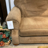 Traditional Fabric Roll-Arm SOFA Brown 88w36d34h