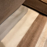 Traditional Fabric Roll-Arm SOFA Brown 88w36d34h