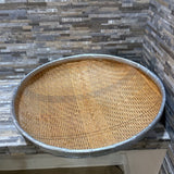 Oversized Two Tone Rattan Bowl ACCESSORIES 24d6h