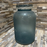 West Elm Waterscape Sea Glass Vase Large ACCESSORIES 6.5d10.5h