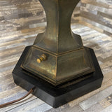 Stiffel Vintage Hollywood Regency Candlestick TABLE LAMP 17w14d33h