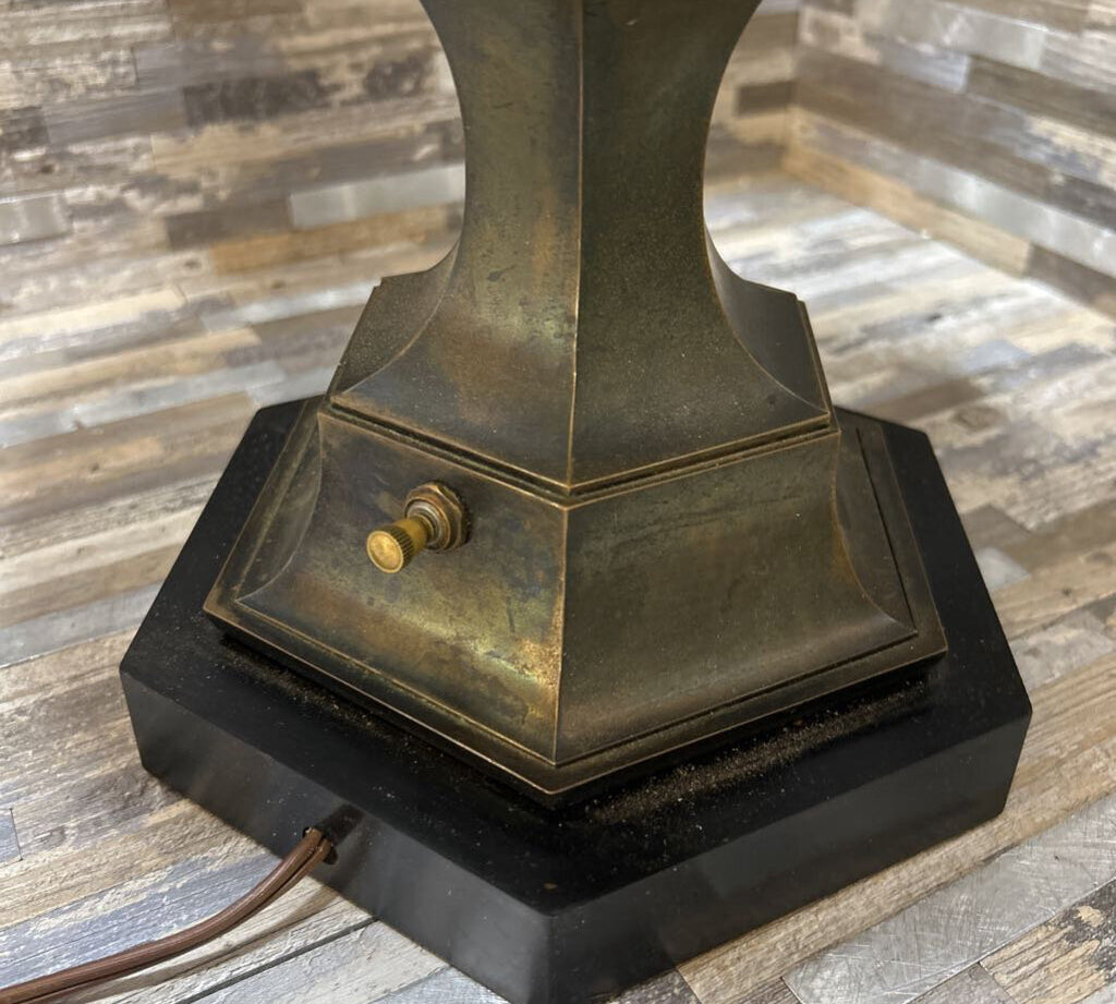 Stiffel Vintage Hollywood Regency Candlestick TABLE LAMP 17w14d33h