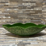 MCM Green Glaze Kentwood Bowl ACCESSORIES 15w5d3h