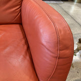 Italsofa Modernist Leather Pushback RECLINERS 34w35d39h