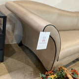 Art Deco Style Curved L-Shape SECTIONAL 124w124d33h