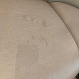 Art Deco Style Curved L-Shape SECTIONAL 124w124d33h
