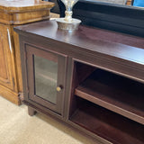 Transitional 2-Cabinet 1-Shelf MEDIA CONSOLE 60Wx16.75Dx28H
