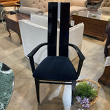 Pietro Constantini Postmodern Lacquer High-Back Captain DINING CHAIRS 23.518d43.5h
