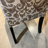 Upholstered Floral Pattern DINING CHAIRS 19w21d40h