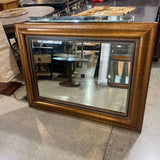Copper Washed Wood Framed Beveled MIRRORS 47Wx35H