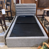 Restoration Hardware TWIN Foot Storage w/ Ribbed Headboard BEDS 44Wx92Dx37H