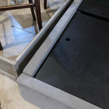 Restoration Hardware TWIN Foot Storage w/ Ribbed Headboard BEDS 44Wx92Dx37H