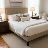 QUEEN Linen Tufted Headboard BEDS
